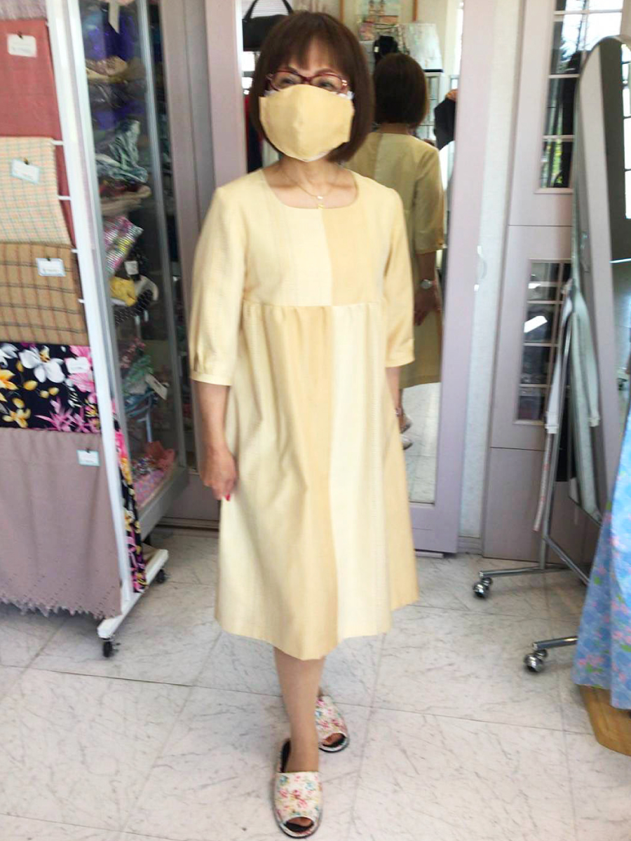 着物地・紬織黄の制作事例